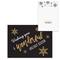 Hortense B. Hewitt Co. Black and Faux Gold Holiday Cards